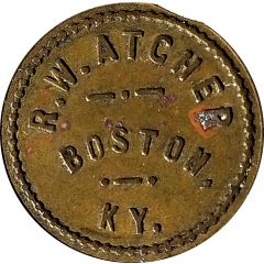 10 Cents - R.W. Atcher Boston, Kentucky