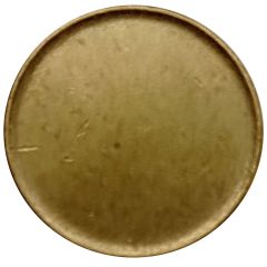 Blank Token Brass/with rim/17mm