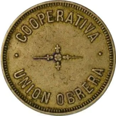1 Peseta - Cooperativa Unión Obrera