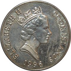 1 Dollar - Elizabeth II Jackass penguins