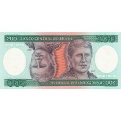 200 Cruzeiros 2nd Edition, 2nd Type