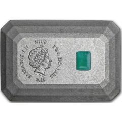 2 Dollars - Elizabeth II Silver Emerald