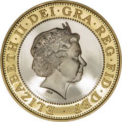 2 Pounds - Elizabeth II 4th portrait, Games in England