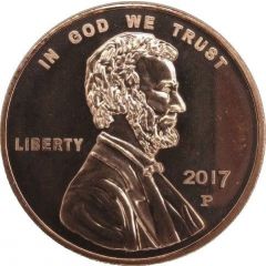 1 Oz Copper - Lincoln Union Shield