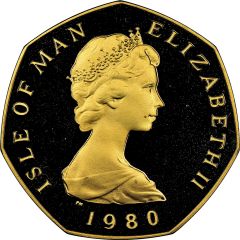 50 Pence - Elizabeth II Viking Longship; Gold Proof
