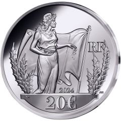 20 Euros The sower and Lady Liberty