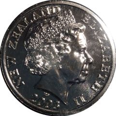 5 Dollars - Elizabeth II 4th Portrait, Giant Kōkopu