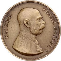 Medal - Emperor Franz Joseph I and the capitulation of Montenegro