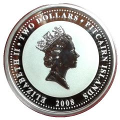 2 Dollars - Elizabeth II Year of the Rat