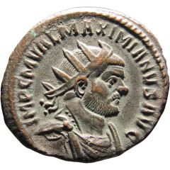 Antoninianus - Maximianus HERCVLI CONSERVAT, Hercules