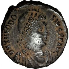 Follis - Theodosius I CONCORDIA AVGGG, Antioch