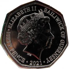 50 Pence - Elizabeth II Mr Benn 50th Anniversary
