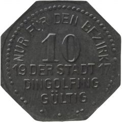 10 Pfennig - Dingolfing