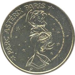 Monnaie de Paris Tourist Token - Parc Astérix Paris Falbala 2020
