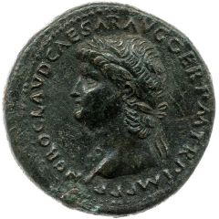 Sestertius - Nero DECVRSIO S C