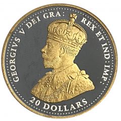 20 Dollars In the name of George VI, WWI - Canada