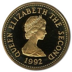1 Pound - Elizabeth II Brig, Hebe, Gold Proof