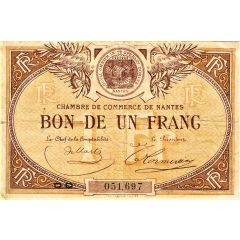1 Franc - Chambre de Commerce de Nantes 44