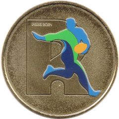 Jeton touristique - Monnaie de Paris - Paris 2024 - Médaillon R - Rugby à sept