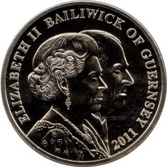 5 Pounds - Elizabeth II Queen Elizabeth II and Prince Philip birthdays