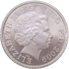 5 Pence - Elizabeth II 4th portrait, Royal Shield, Silver Proof