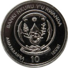 10 Amafaranga Rhinoceros, palladium