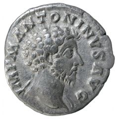 Denarius - Marcus Aurelius PROV DEOR TR P XVII COS III, Providentia