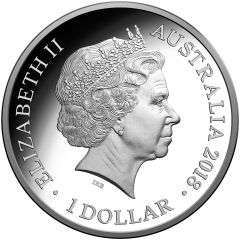 1 Dollar - Elizabeth II 4th Portrait - XXI Commonwealth Games - A Legacy of Reconciliation