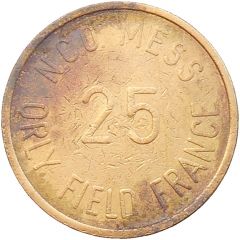 25 Cents - N.C.O. Mess Orly Field