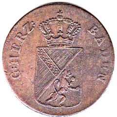 1 Kreuzer - Charles II Louis Frederick