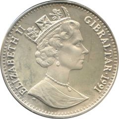 35 ECUs / 25 Pounds - Elizabeth II Knight