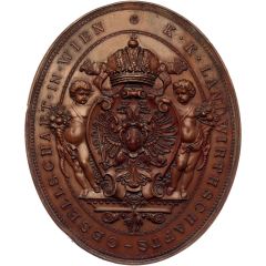 Medal - For the Merits on the Agricultural and Forestry Exhibition Vienna