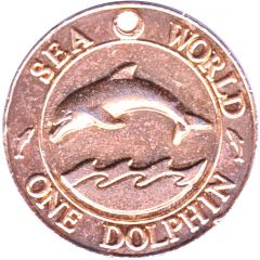 Token - 1 Dolphin Sea World - Gold Coast