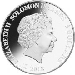 5 Dollars - Elizabeth II Official Emblem