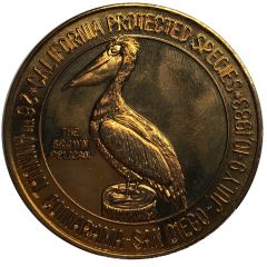 Medal - Inter-Club Numismatic Council 26th Coinarama, Brown Pelican
