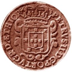X Réis - Pedro II Porto mint