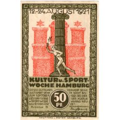 50 Pfennig Kultur und Sportwoche Hamburg