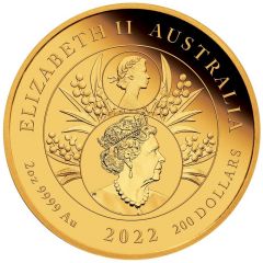 200 Dollars - Elizabeth II 6th Portrait - Australian Sovereign, Queen Elizabeth II Platinum Jubilee