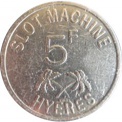 5 francs - Casino de Hyeres [83]
