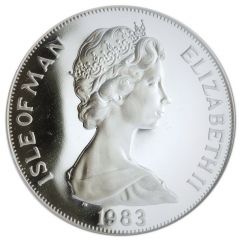 1 Crown - Elizabeth II Orbiter Space Shuttle, Silver