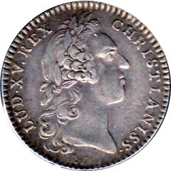 Louis XV - Extraordinaire des guerres - Hoc Custode Secura silver