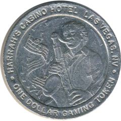 1 Dollar Gaming Token - Harrah's Casino Las Vegas, Nevada