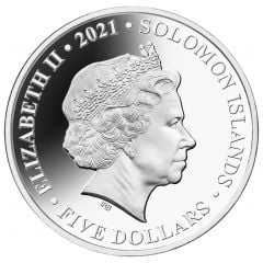 5 Dollars - Elizabeth II Triceraptos