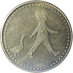 Restaurant token Boy and Goose