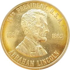Token - Reader`s Digest History of U.S. Presidents Abraham Lincoln