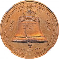 Dollar - U.S. Centennial Exposition Liberty Bell Independence Hall