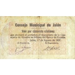 50 Céntimos Jalón