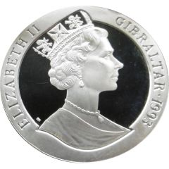 1 Crown - Elizabeth II U.S.S. Philadelphia, Silver Proof