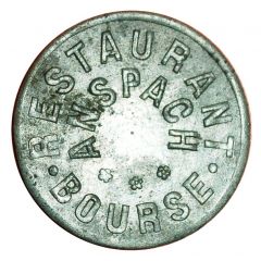 Token - Restaurant de la Bourse 40 centimes