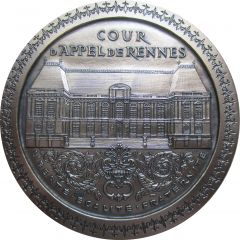 Médaille cour d`appel de Rennes